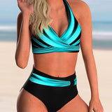 Liliana - Bikini set s krstom na vratu i uzorkom