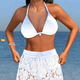 Elegantni čipkasti bikini set