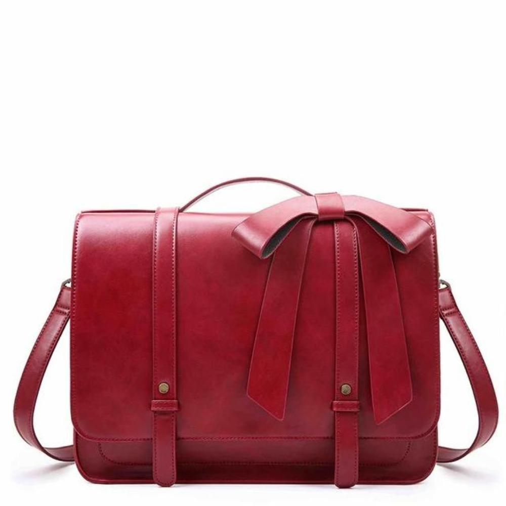 Corina — Bleu-Rose Retro Twist Bag