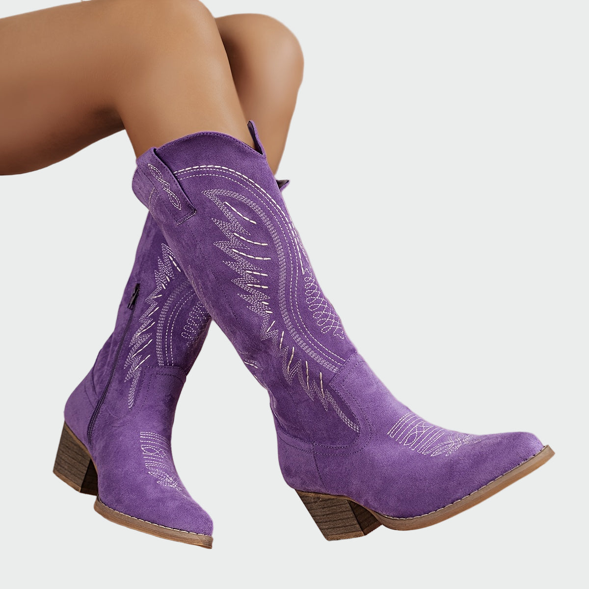 Neža | Cowboy čizme ukrašene perlicama sa elegantnim vezovima