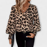 Jadranka | Stilizovana Bluza sa Leopardim Printom