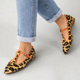 Lulu | Leopard T-strap baletanke