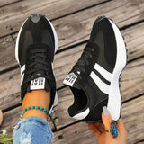 Sneakersy damskie w stylu retro - kolor czerwony