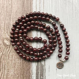 108 Prirodnih Garnet Perli - Mala Narukvica