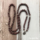 108 Prirodnih Garnet Perli - Mala Narukvica