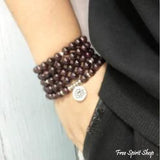 108 Prirodnih Garnet Perli - Mala Narukvica