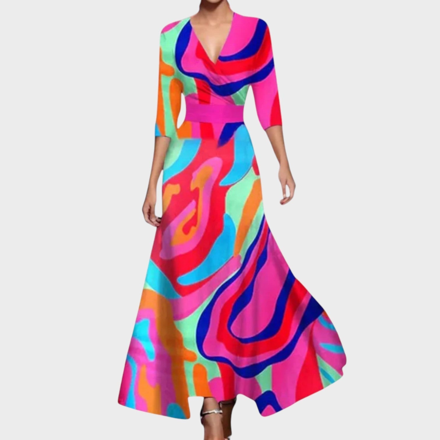 Isadora | Premium ručno rađena maxi haljina