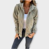 Helin | Udobna jakna sa kapuljačom i rajsferšlusom