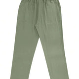 Mathis | Lanene Pantalone sa Kaišem