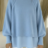 Casilda™ | Sweter z Efektem Dwóch Części