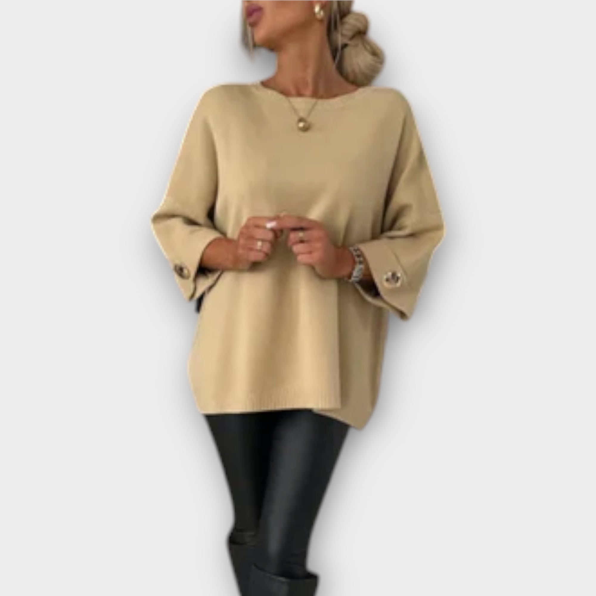 Isabella | Elegantna pletena bluza
