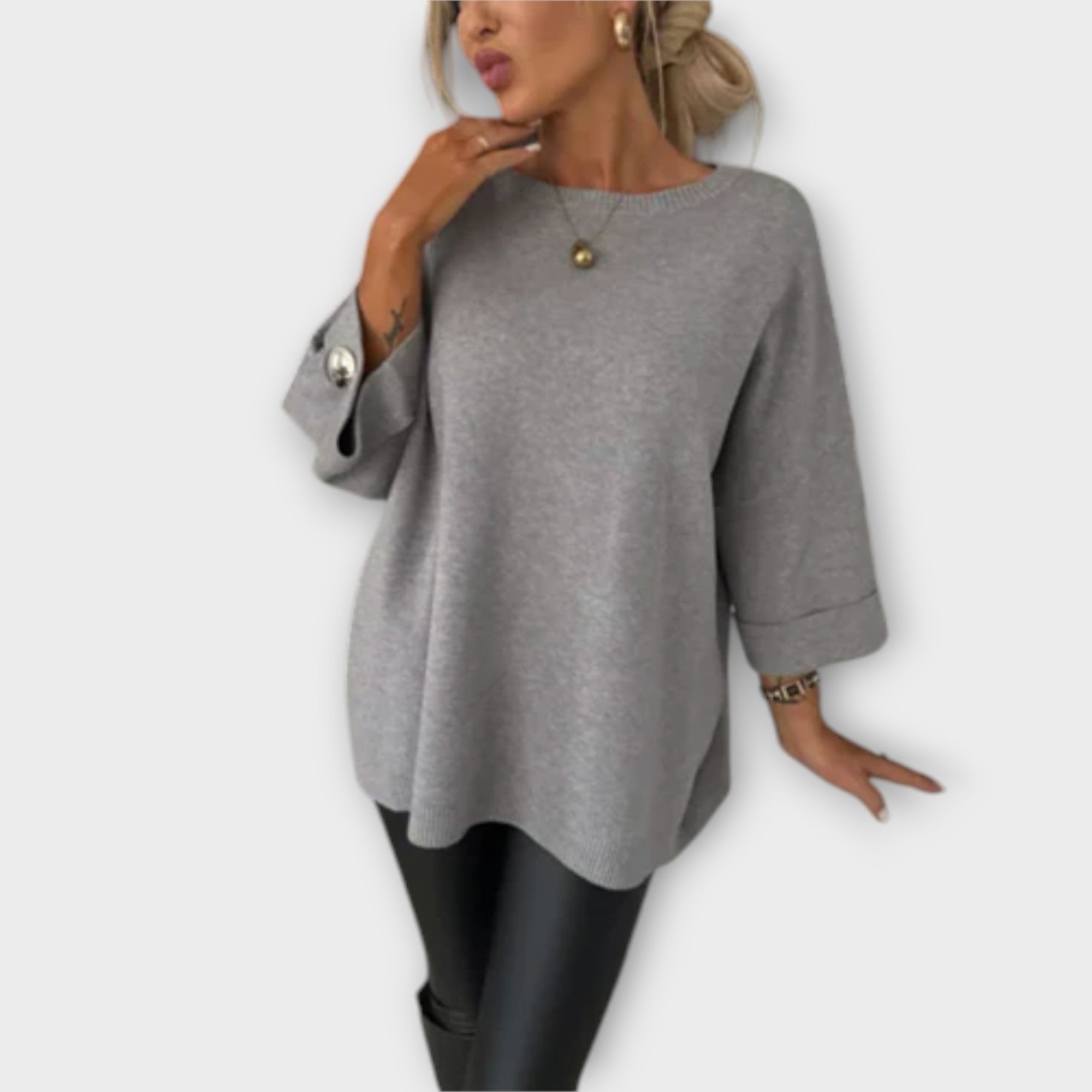 Isabella | Elegantna pletena bluza