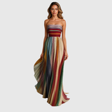 Isola - Elegantna Večernja Haljina s Plisiranim Detaljima