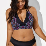 Rhythm Scarf Bandeau Vintage Femme Tankini SetMaillot de bain une pièce élastique modeste à rayures noires et blanchesMaillot de bain une pièce à col en V et imprimé léopard noirMaillot de bain une pièce noir à armatures en maille découpéeMaillot de bain