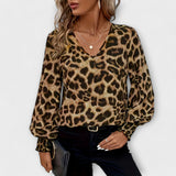 Jadranka | Stilizovana Bluza sa Leopardim Printom