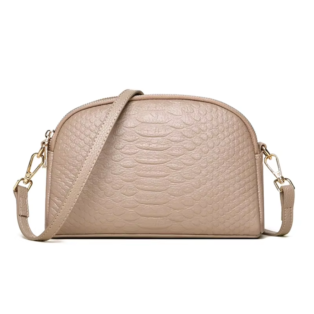 Cora — Mini Crossbody Torba s Egzotičnom Teksturom