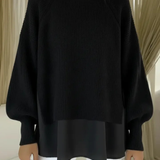 Casilda™ | Sweter z Efektem Dwóch Części
