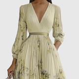 Rowella - Elegantna Maxi Haljina s Plisiranim Detaljima
