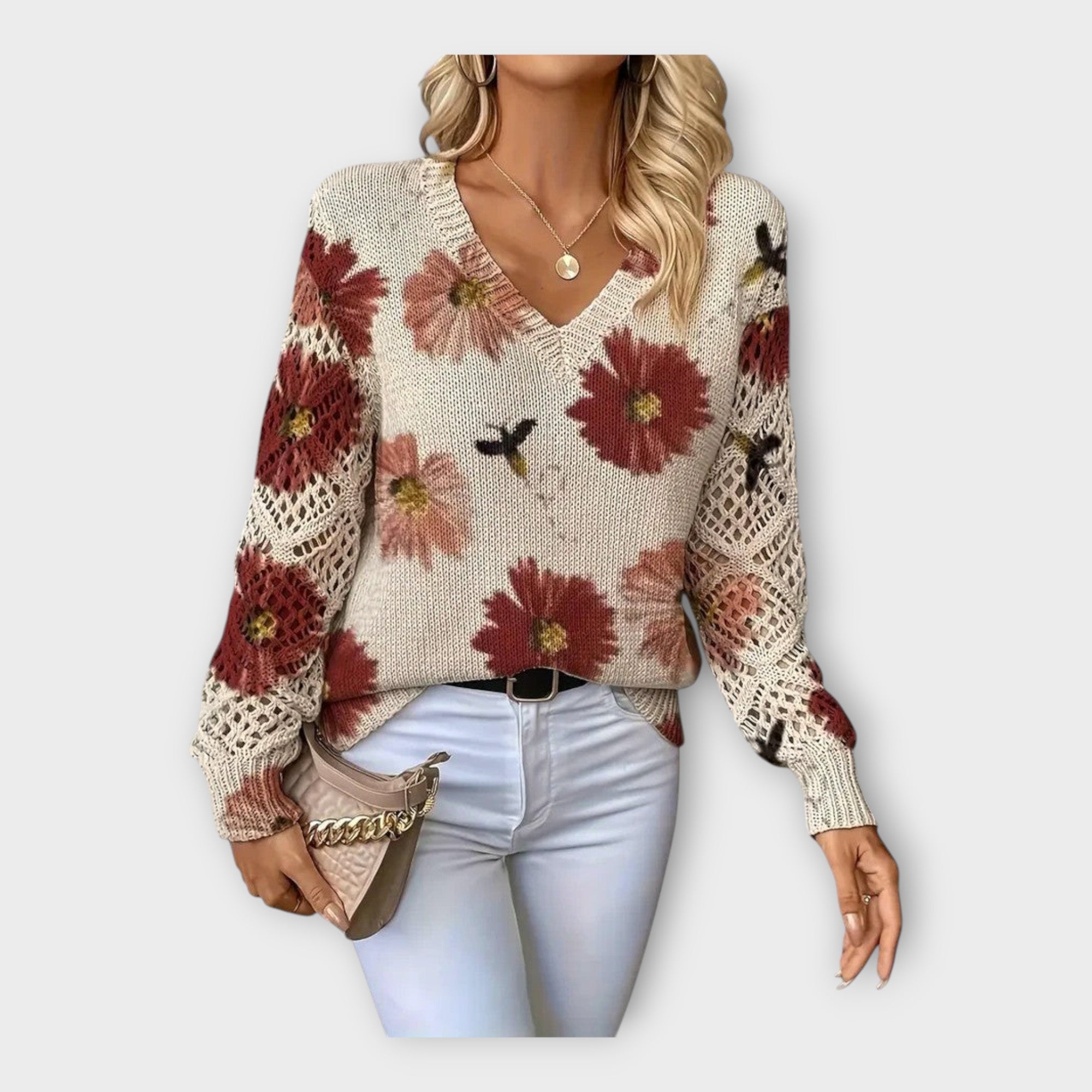 Triinu | Bluza sa čipkastim detaljima