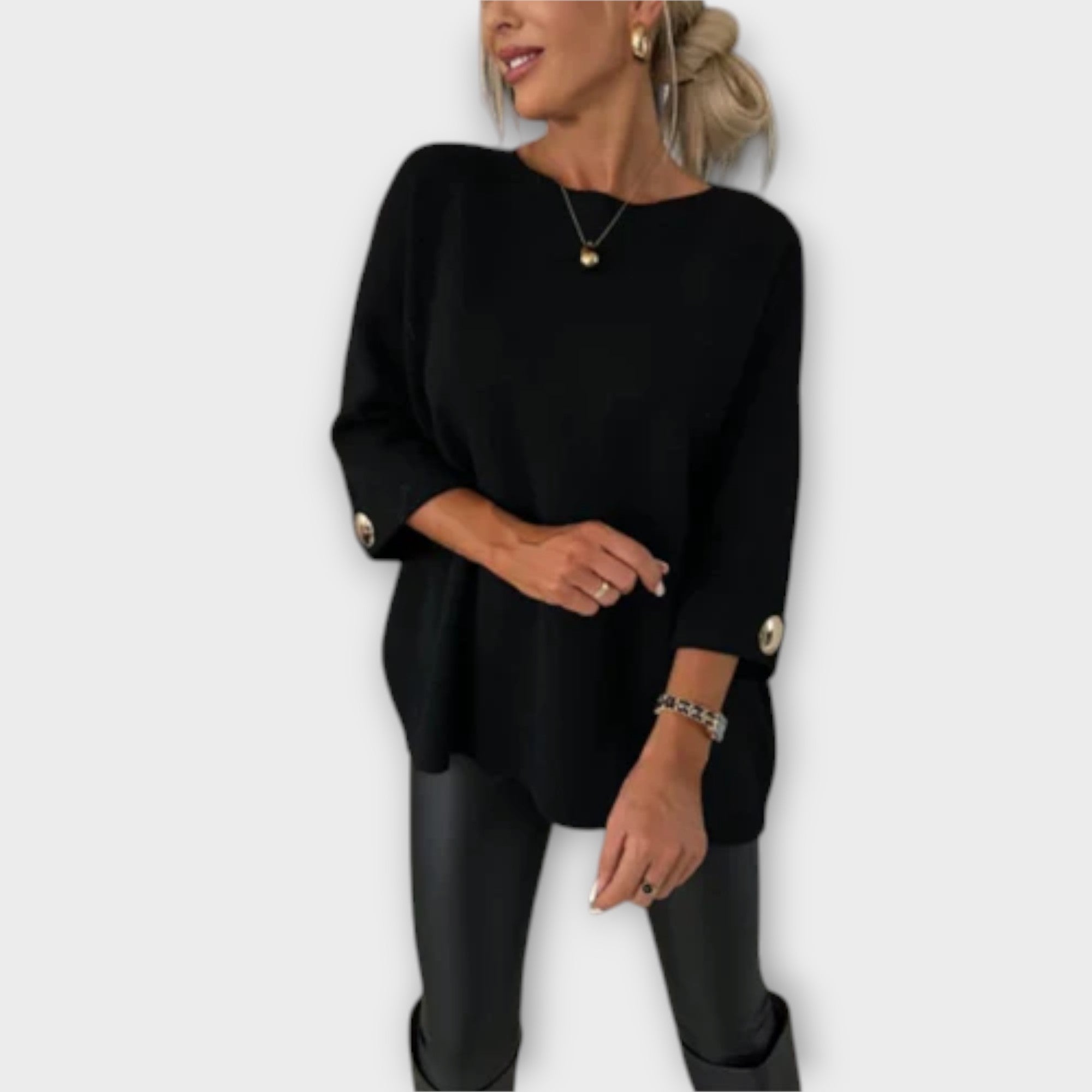 Isabella | Elegantna pletena bluza