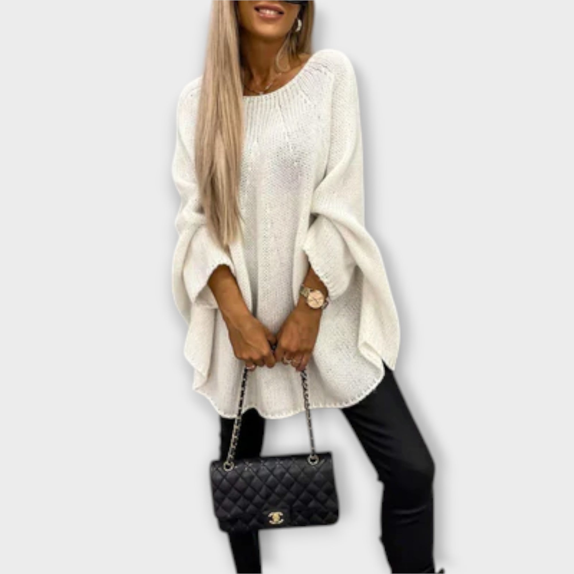 Isabel | Elegantni ženski džemper sa okruglim izrezom