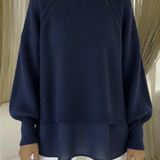 Casilda™ | Sweter z Efektem Dwóch Części