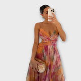 Bella | Maksikleid od laganog materijala