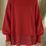 Casilda™ | Sweter z Efektem Dwóch Części