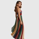Isola - Elegantna Večernja Haljina s Plisiranim Detaljima