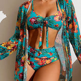 Glenda | Bikini sa cvetnom suknjom