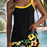 Dvodelni elegantni tankini komplet