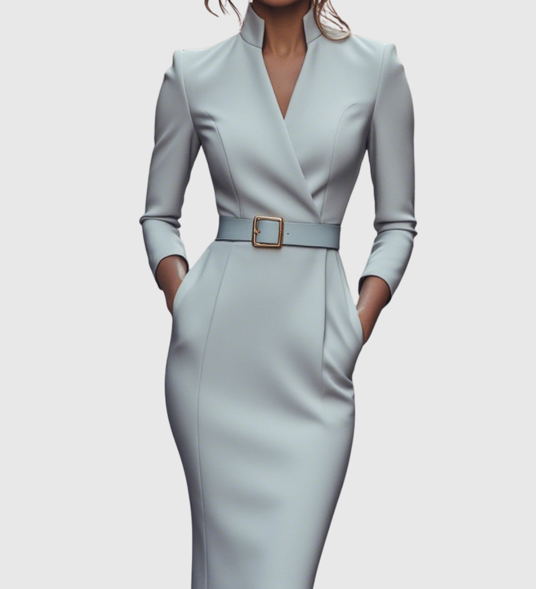Claribel - Elegantna Midi Haljina