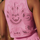 Romy – Roze čipkasti set