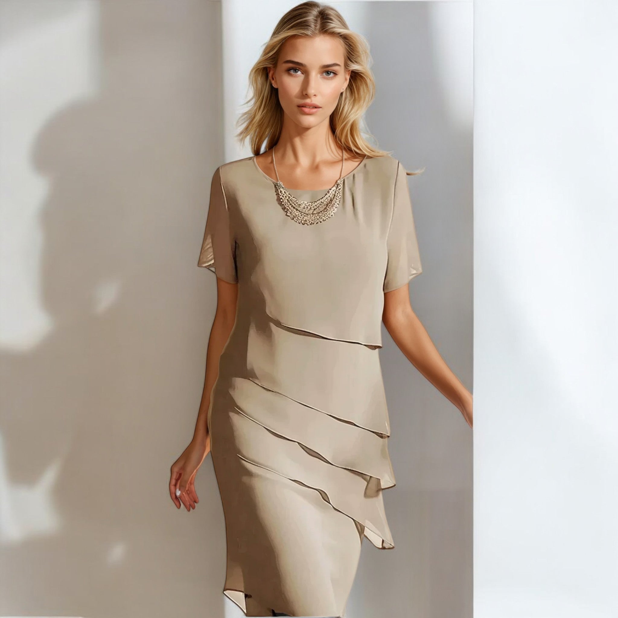Brielle | Elegantna šifon haljina
