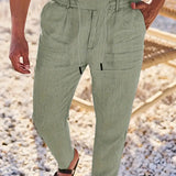 Nichols | Lanene PANTALONE SA POVEZOM