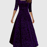 Vespera | Elegant Floral Midi Dress