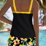 Dvodelni elegantni tankini komplet