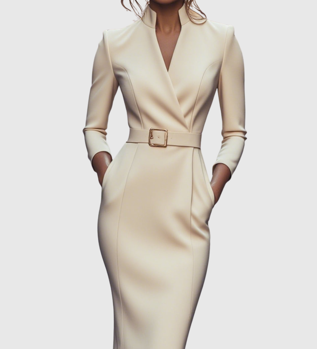 Claribel - Elegantna Midi Haljina