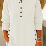 Nieves™ | Tunika Henley na Guziki