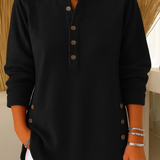 Nieves™ | Tunika Henley na Guziki