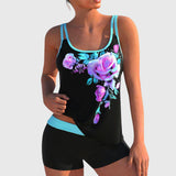 VITHONA | Flor — Cvetni tankini sa šortsom, oblikovanje stomaka