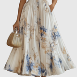 Rowella - Elegantna Maxi Haljina s Plisiranim Detaljima