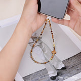 4-in-1 Natural Picture Jasper Clover Pearl Necklace