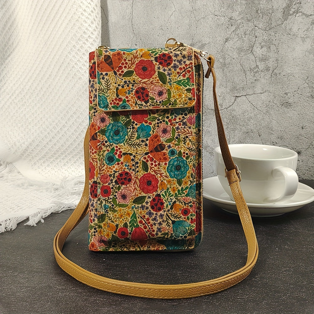 Natalia — Boho Cvjetna Rame Torba