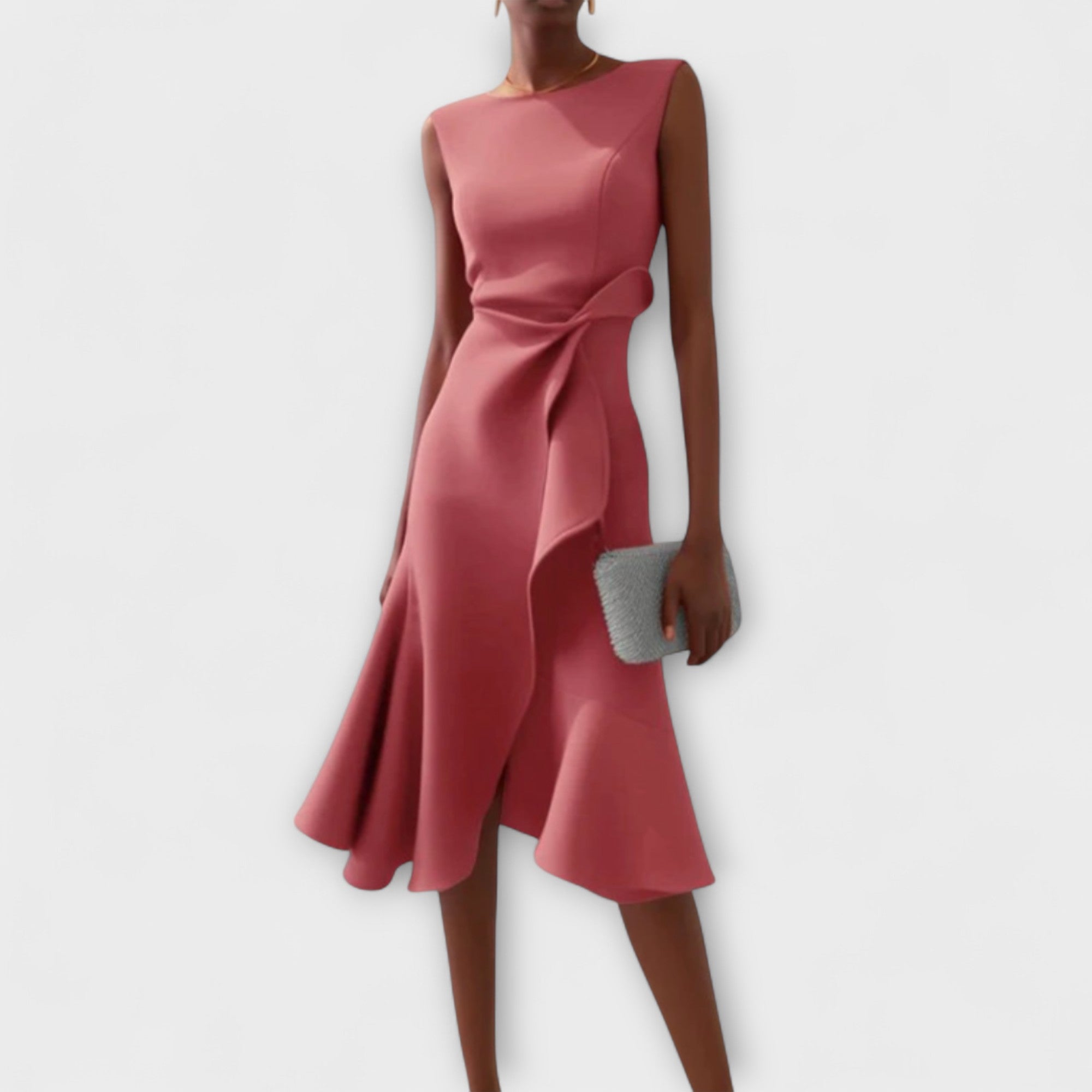 Ariana - Plissé Midi Dress