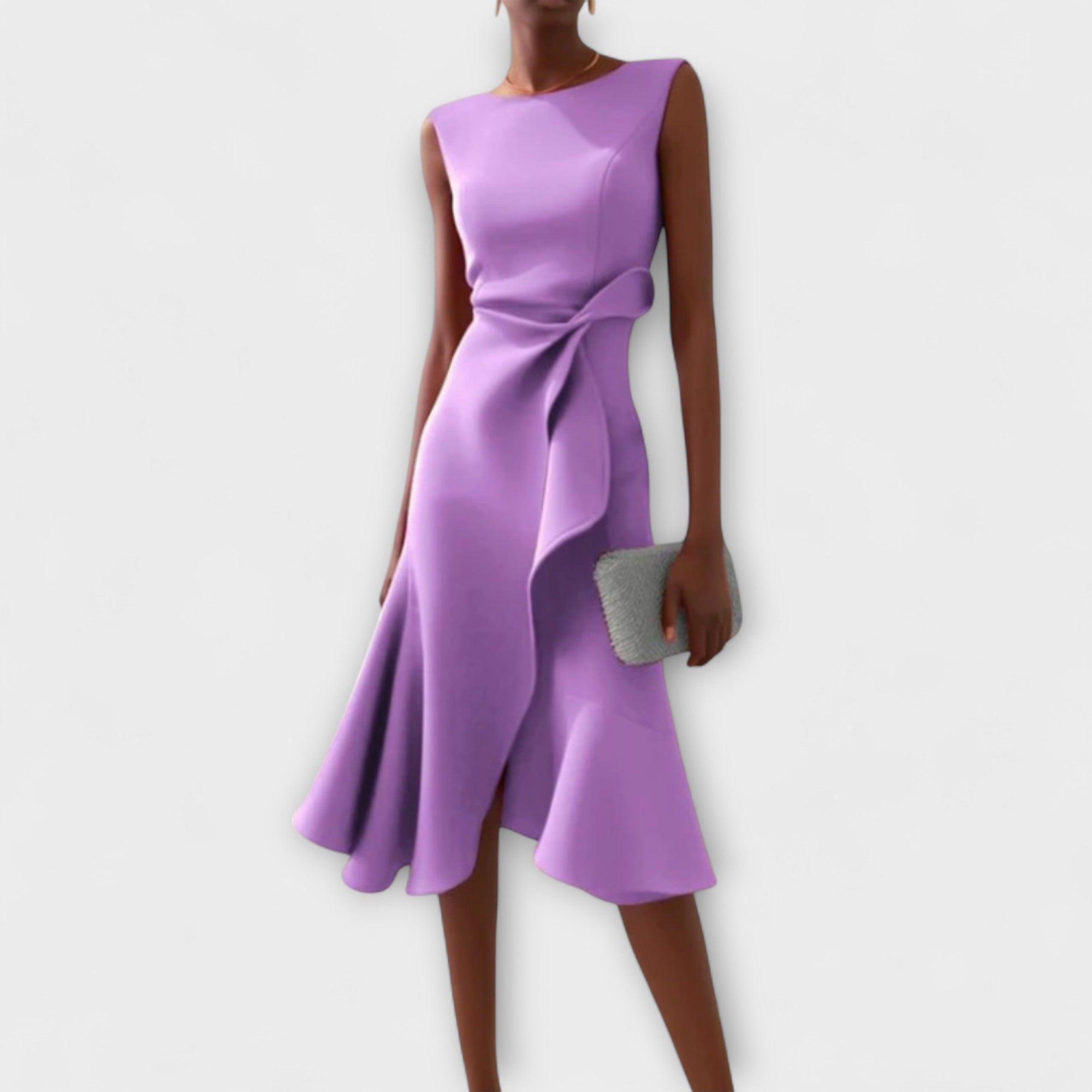 Ariana - Plissé Midi Dress