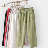 Renata | Lagane lanene pantalone
