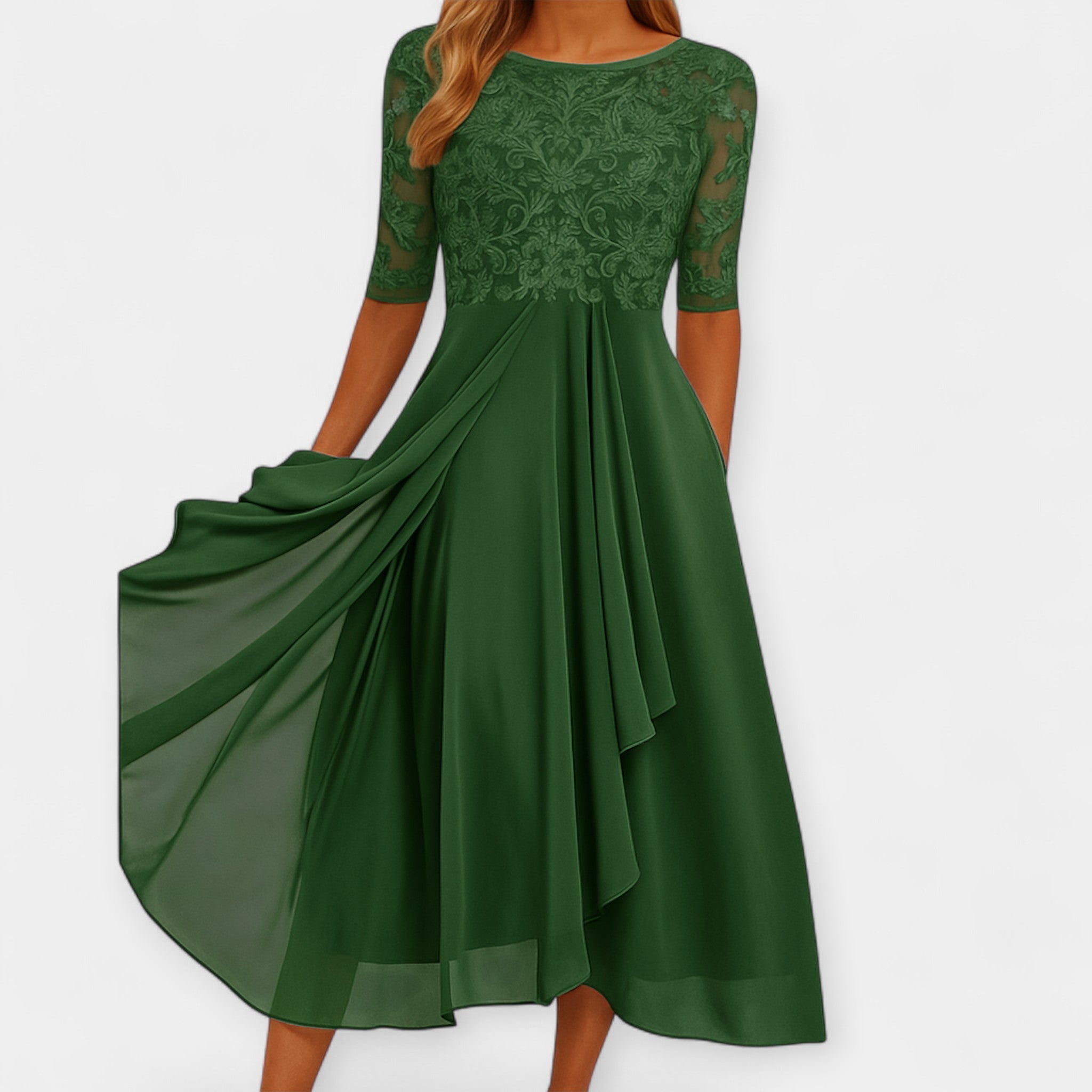 Elena | Elegantna midi haljina
