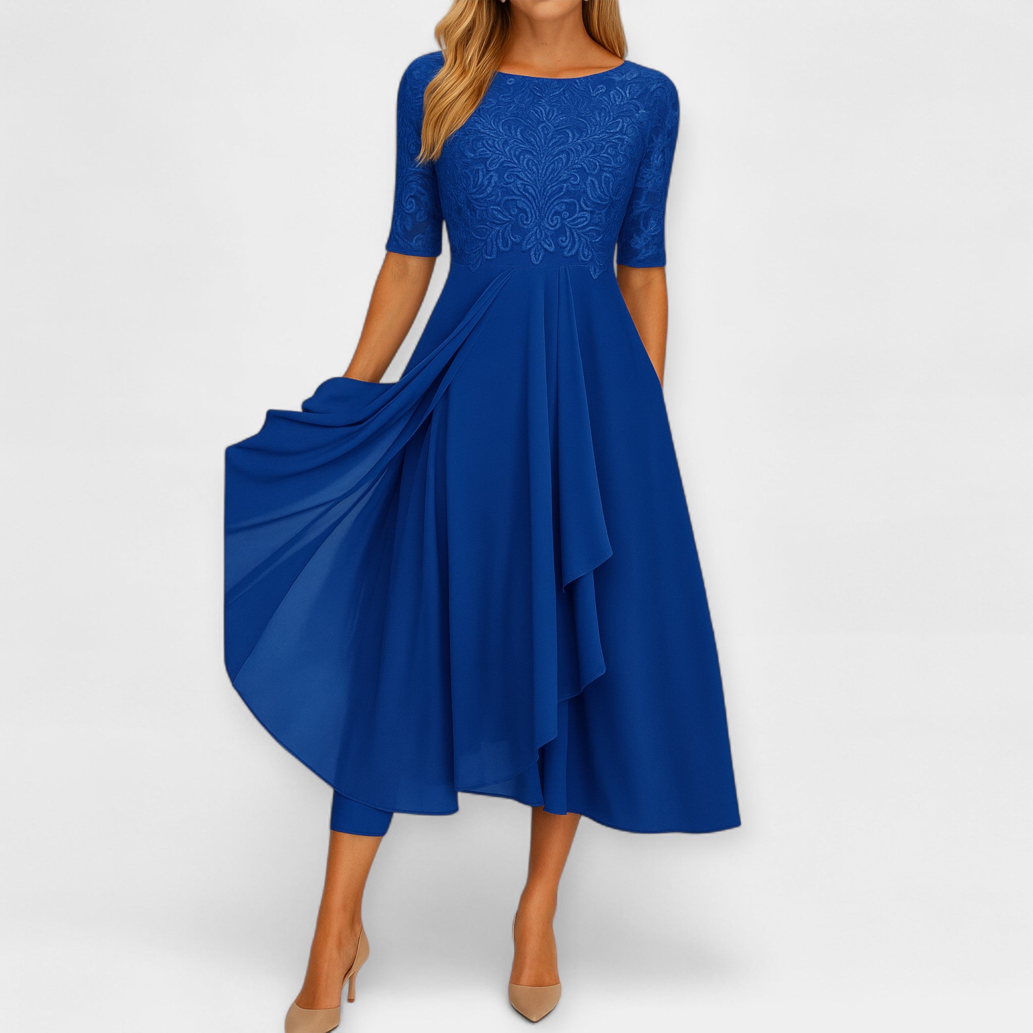 Elena | Elegantna midi haljina