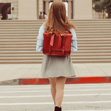 Corina — Bleu-Rose Retro Twist Bag